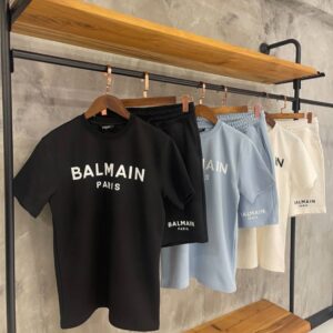 Ensemble short t-shirt été – tenue sport décontractée en coton