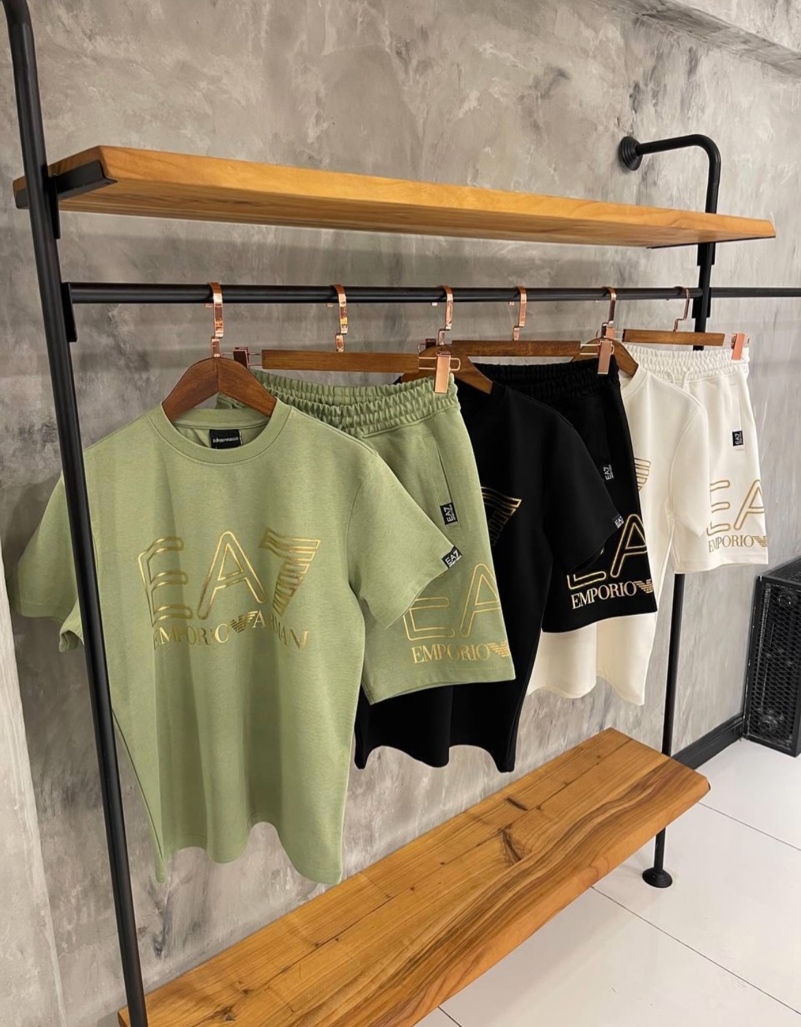 Ensemble short t-shirt été – tenue sport décontractée en coton