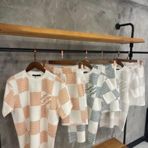 Ensemble short t-shirt été – tenue sport décontractée en coton