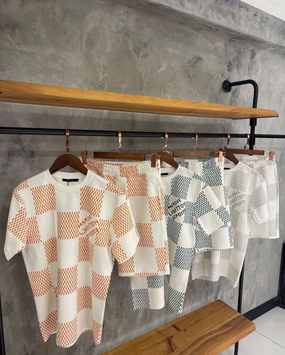 Ensemble short t-shirt été – tenue sport décontractée en coton