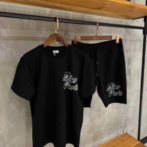 Ensemble short t-shirt été – tenue sport décontractée en coton