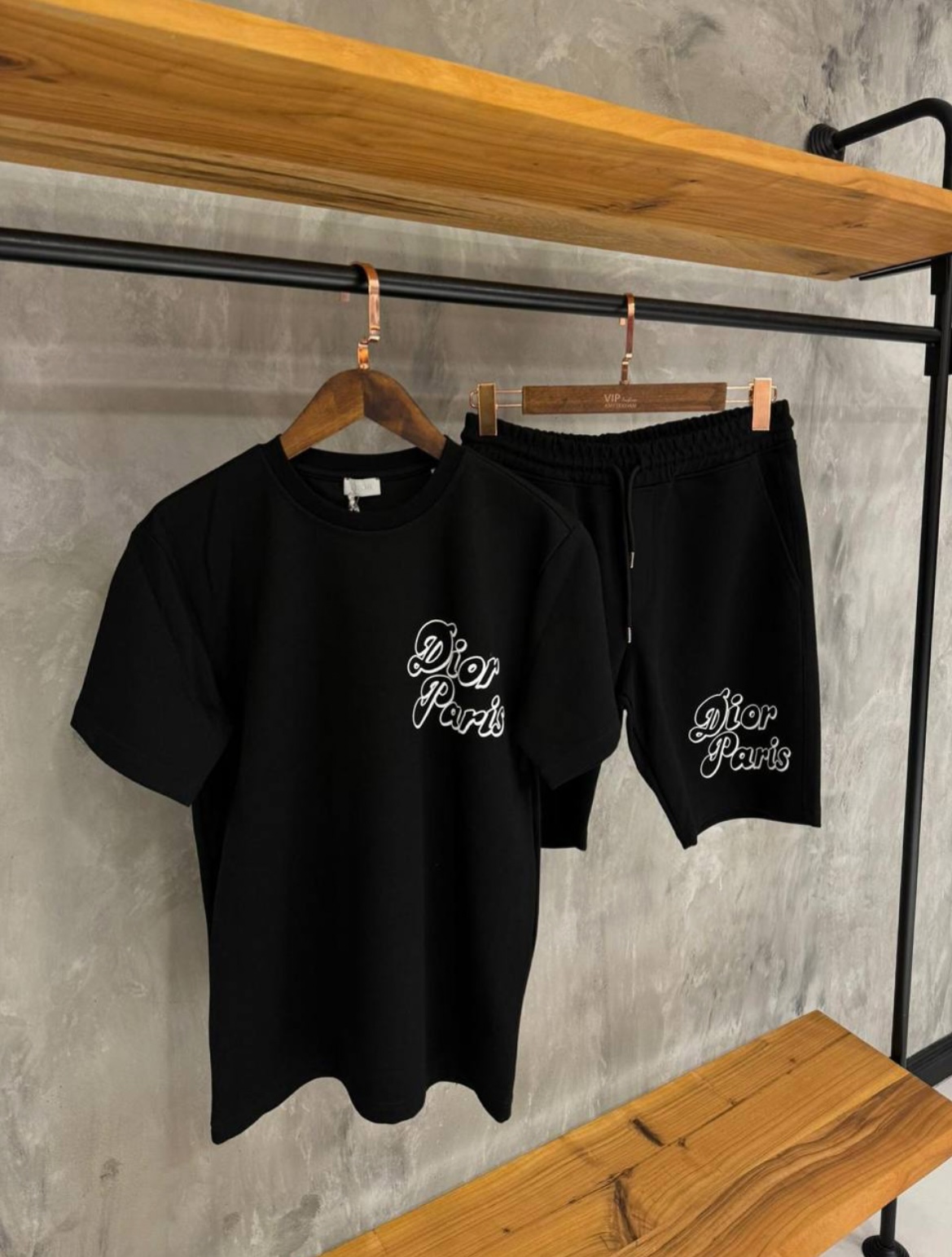 Ensemble short t-shirt été – tenue sport décontractée en coton