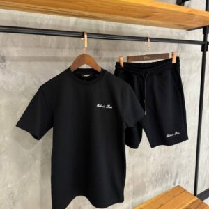 Ensemble short t-shirt été – tenue sport décontractée en coton